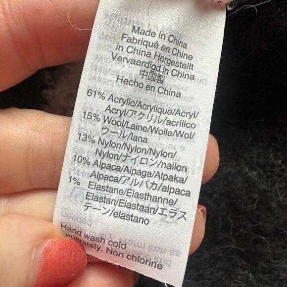 Crewcuts J.Crew Striped Soft Knit Sweater Girls Size 12 Alpaca Wool Blend - Picture 6 of 7